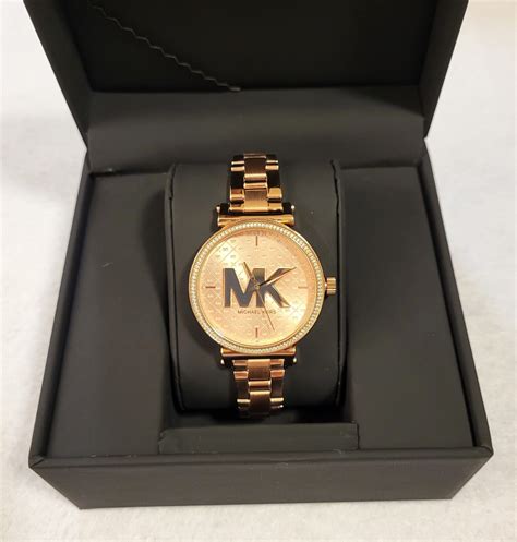 michael kors sofie rose gold tone ladies watch|Michael Kors Women's Sofie Three.